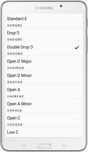 Guitar Tuner - عکس برنامه موبایلی اندروید