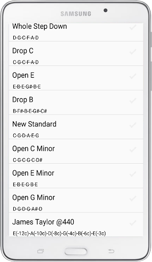 Guitar Tuner - عکس برنامه موبایلی اندروید