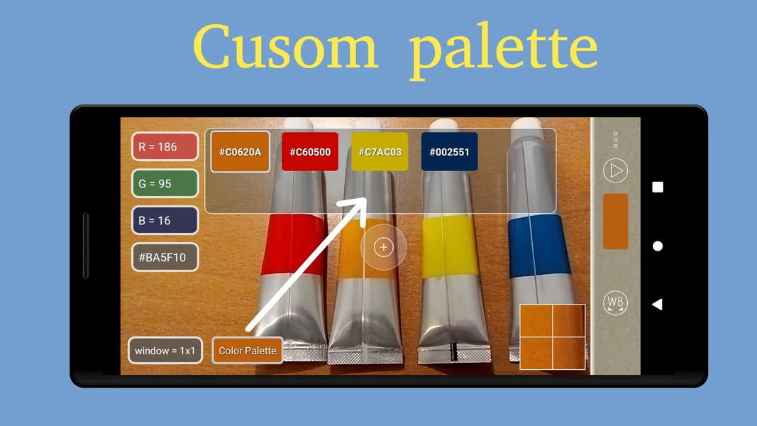 ColorMeter camera color picker - عکس برنامه موبایلی اندروید