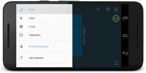 Millimeter - screen ruler app - عکس برنامه موبایلی اندروید