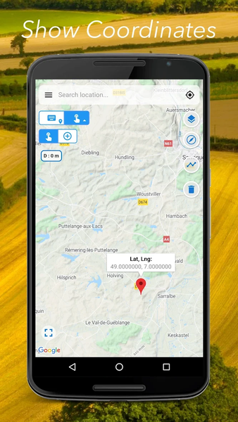 Planimeter GPS area measure - Image screenshot of android app