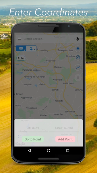 Planimeter GPS area measure - Image screenshot of android app