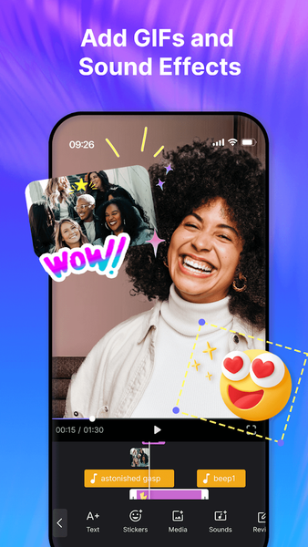 Blink Captions by Vozo AI - Image screenshot of android app