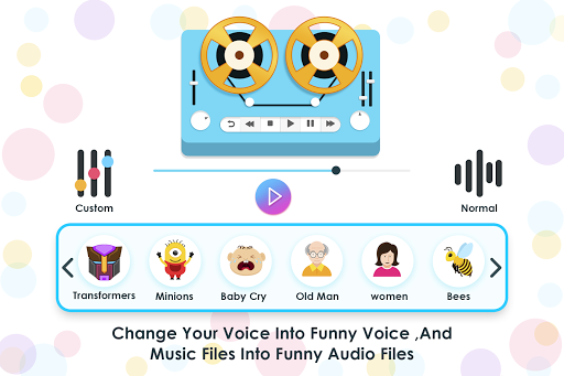 Voice Changer - Funny Recorder - عکس برنامه موبایلی اندروید