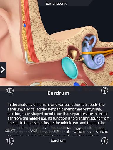 Ear Anatomy Pro. - عکس برنامه موبایلی اندروید