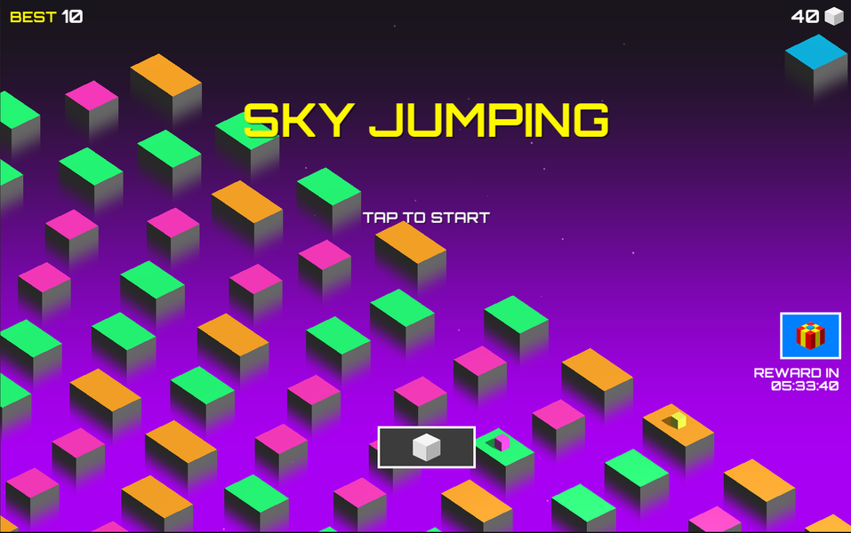 Sky Jumping - Gameplay image of android game