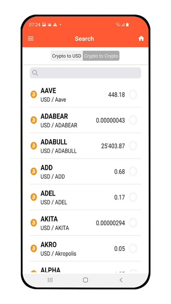 Bitcoin Pulse Ticker - Image screenshot of android app