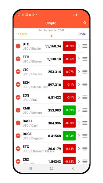 Bitcoin Pulse Ticker - Image screenshot of android app