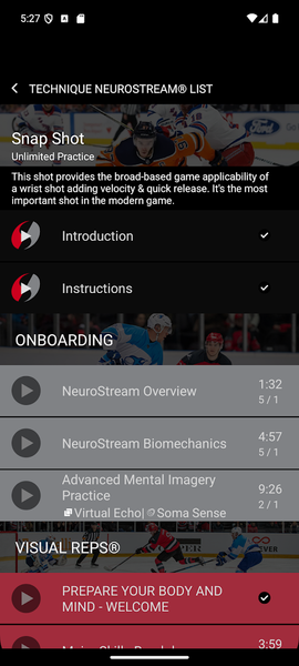 VISYN NeuroStream Training - عکس برنامه موبایلی اندروید