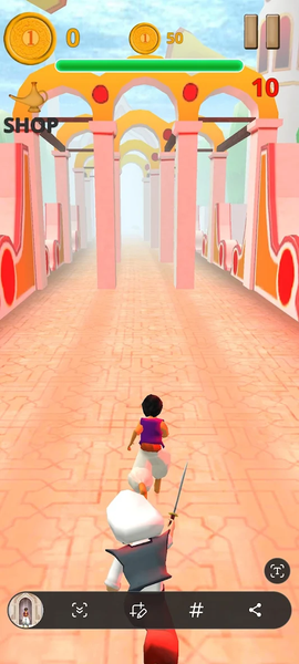 Follow Aladdin Runner - Gameplay image of android game