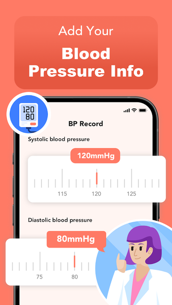 VitalSafe:AI BP Health Tracker - عکس برنامه موبایلی اندروید