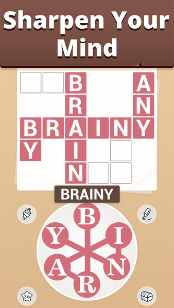 Vita Crossword - Word Games - Gameplay image of android game