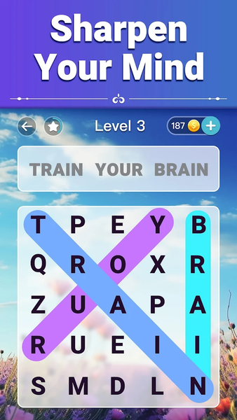 Vita Word Search for Seniors - Gameplay image of android game