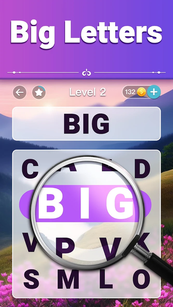 Vita Word Search for Seniors - Gameplay image of android game