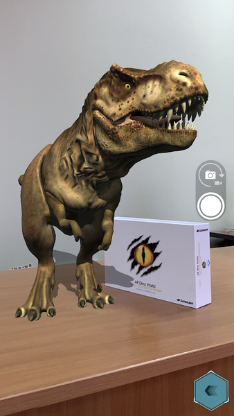 AR Dino World - عکس برنامه موبایلی اندروید