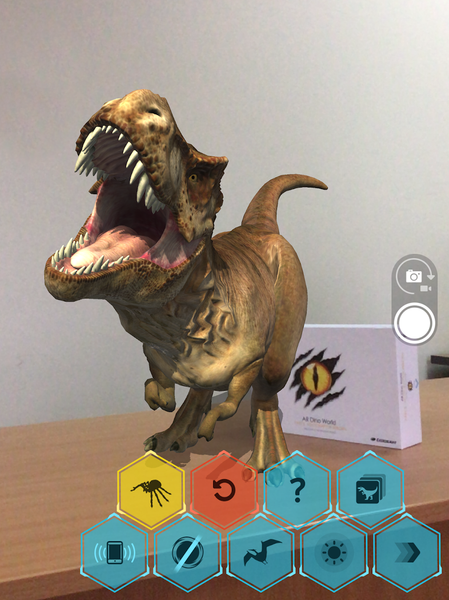 AR Dino World - عکس برنامه موبایلی اندروید