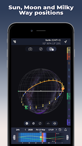 Ephemeris: Sun and Moon Seeker - Image screenshot of android app