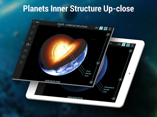 Solar Walk ۲ Ads+:Solar System - عکس برنامه موبایلی اندروید