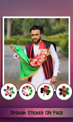 Afghan Flag On Face - New Faceflag Photo maker - Image screenshot of android app
