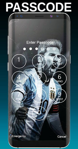 Lock Screen for Messi & Wallpapers - Image screenshot of android app