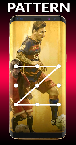 Lock Screen for Messi & Wallpapers - Image screenshot of android app