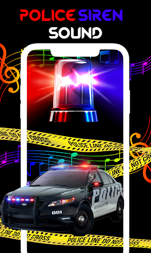 Loud Police Siren Sound Real - Image screenshot of android app