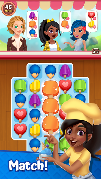 My Gelato: Match 3 Puzzle Game - Image screenshot of android app