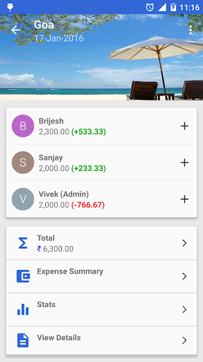 Trip Expense Manager - عکس برنامه موبایلی اندروید