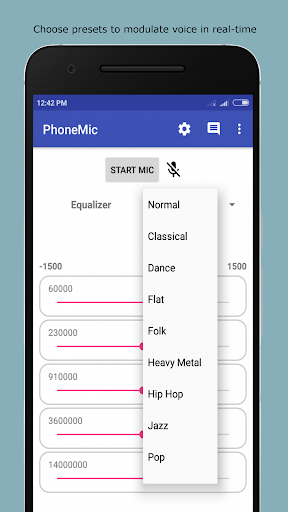 Phone Mic - Use Phone as Mic f - Image screenshot of android app