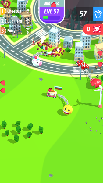 Crash Drivers - Gameplay image of android game