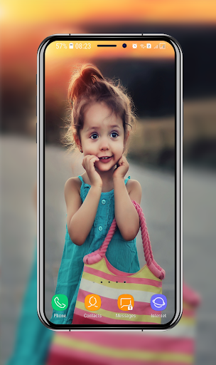 Cute Girls Wallpaper - Image screenshot of android app