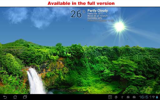 True Weather, Waterfalls FREE - Image screenshot of android app