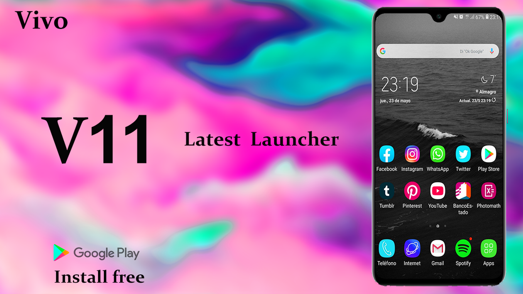 Vivo V25 Launcher: Themes 2023 - Image screenshot of android app