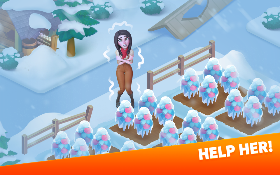 Klondike Adventures: Farm Game - Gameplay image of android game