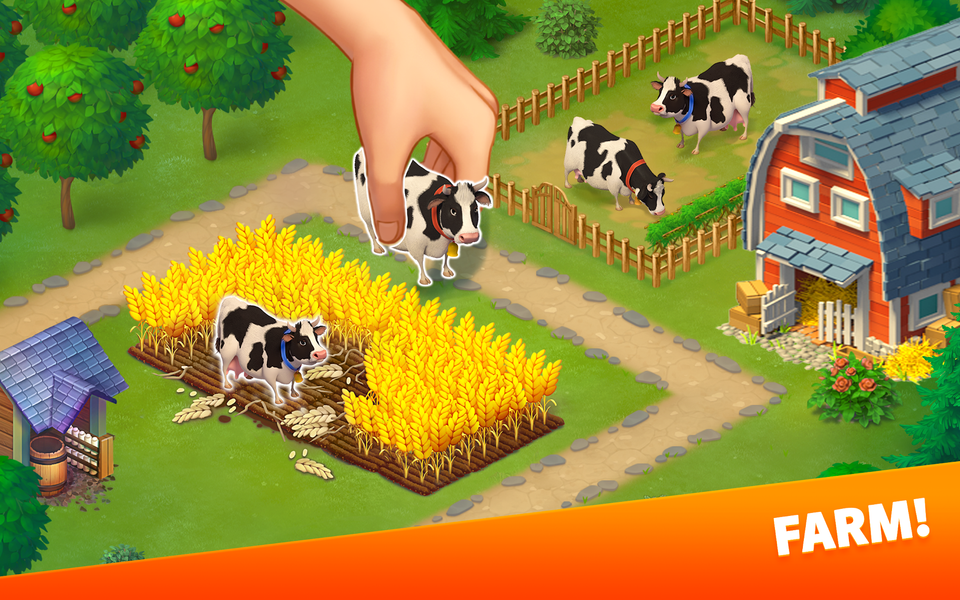 Klondike Adventures: Farm Game - Gameplay image of android game