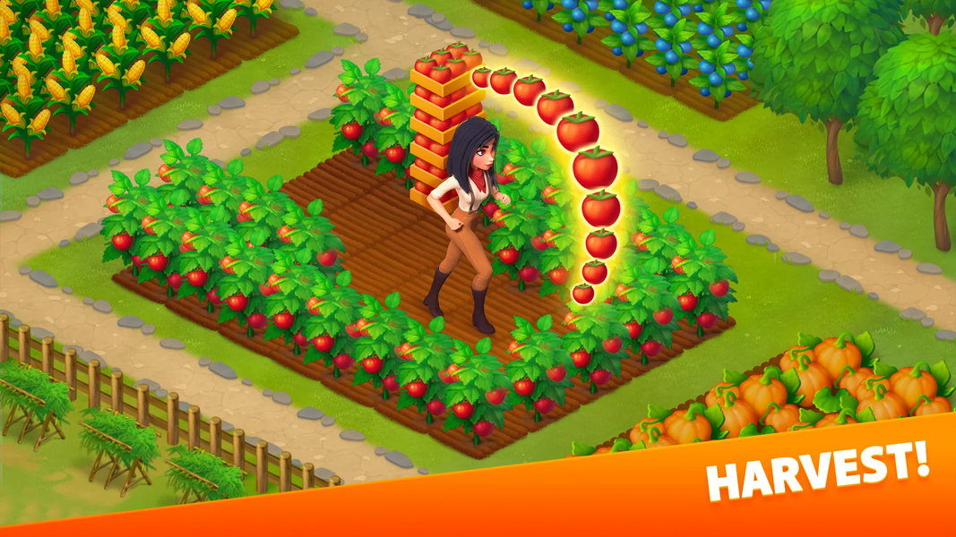 Klondike Adventures: Farm Game - Gameplay image of android game