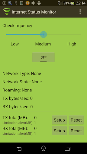Internet Status Monitor - عکس برنامه موبایلی اندروید
