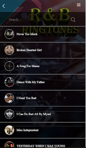 R&B Ringtones - عکس برنامه موبایلی اندروید