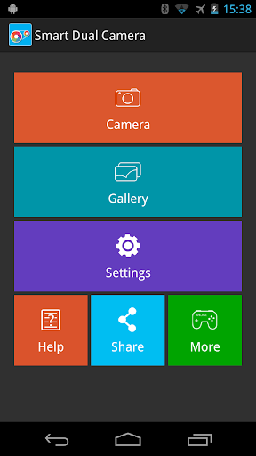 Smart Front Back Dual Camera - عکس برنامه موبایلی اندروید