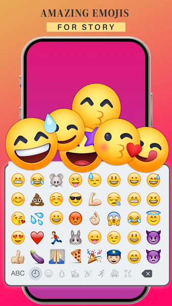 iOS Emojis For Story - Image screenshot of android app