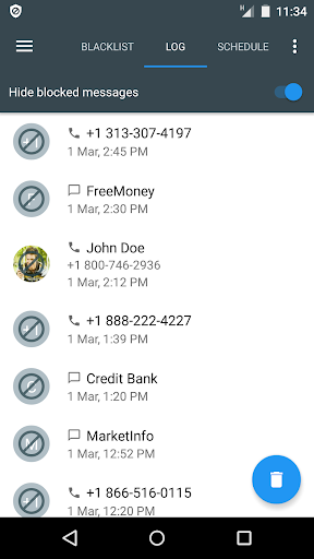 Calls Blacklist - Call Blocker - Image screenshot of android app