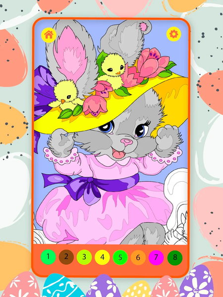 Honey Bunny Kids Coloring Book - عکس بازی موبایلی اندروید