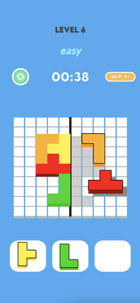 Symmetry Block - Gameplay image of android game