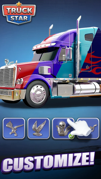 Truck Star - Gameplay image of android game