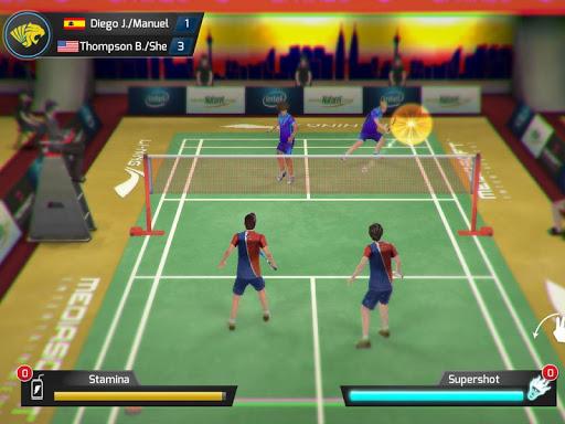 LiNing Jump Smash 15 Badminton - Gameplay image of android game