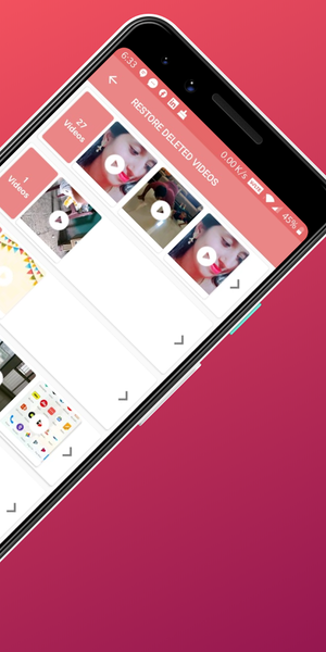 Deleted Video Recovery App - Image screenshot of android app