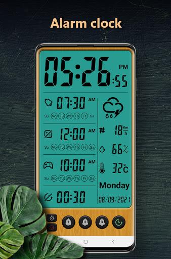Alarm clock - عکس برنامه موبایلی اندروید