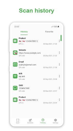 QR code scanner and Barcode - عکس برنامه موبایلی اندروید