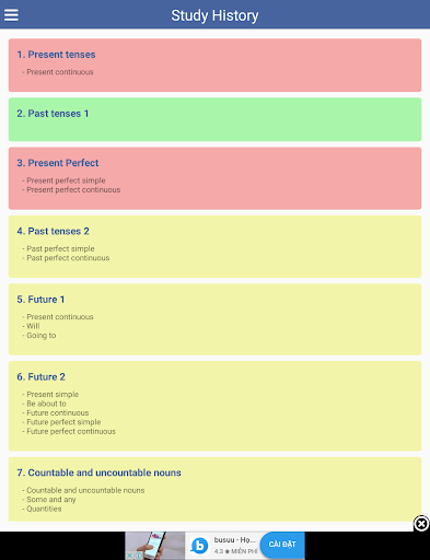 Learn English Grammar Rules - - Image screenshot of android app