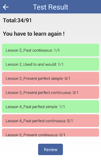 Learn English Grammar Rules - - Image screenshot of android app